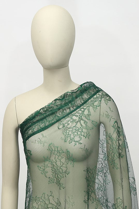 dark green lace