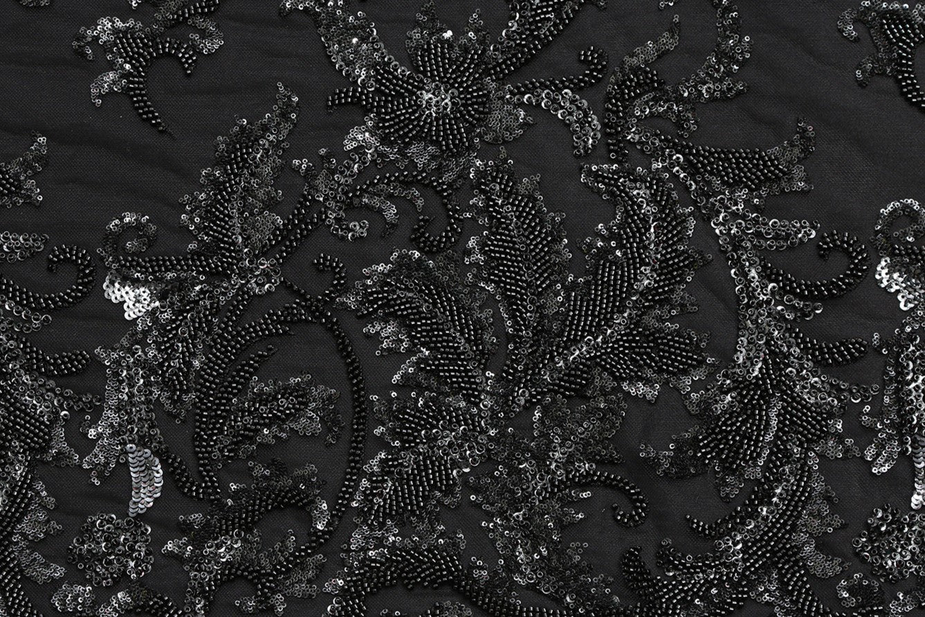 Tulle à petits motifs de toile d'araignée