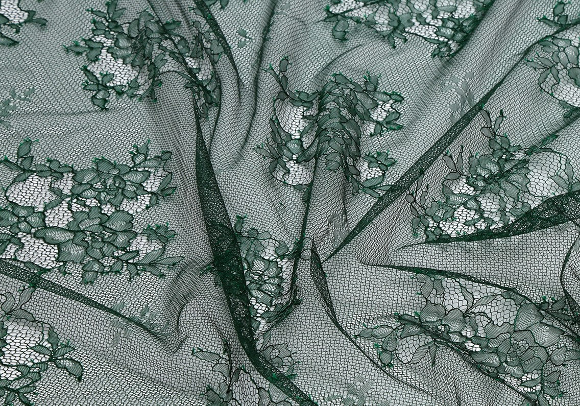 dark green lace