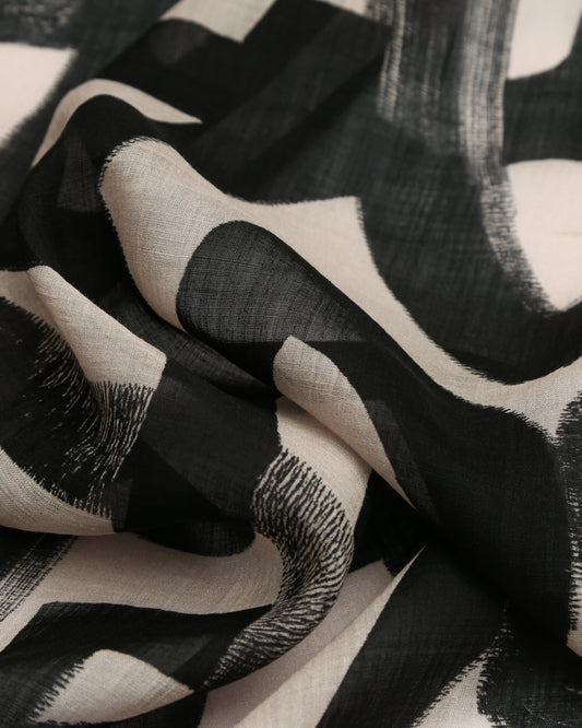 Linen Geometric Fabric