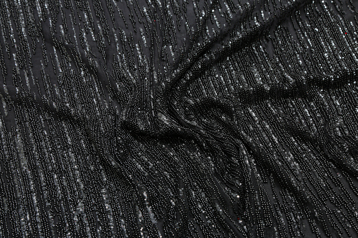 Beaded tulle