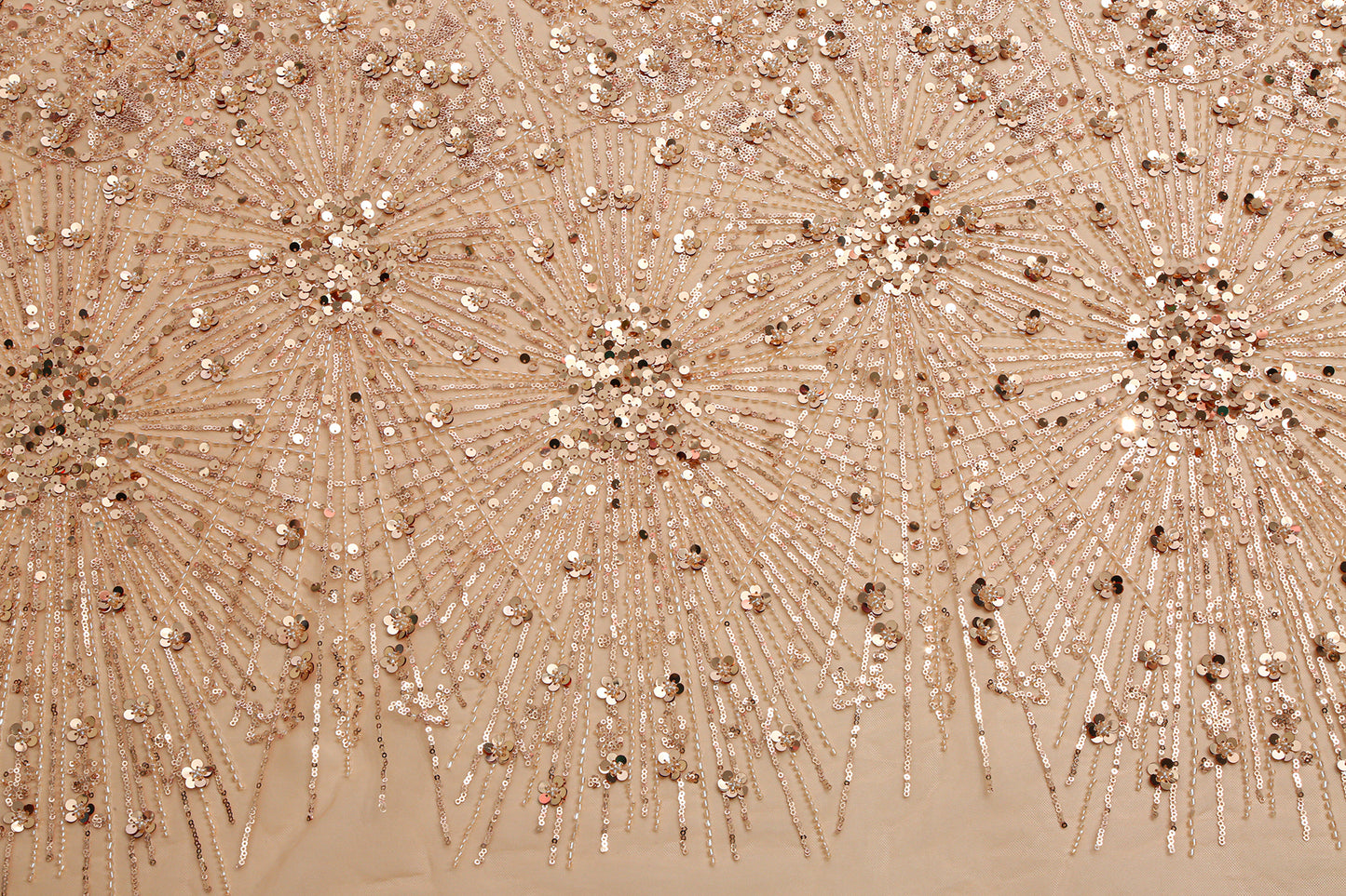 Beaded tulle