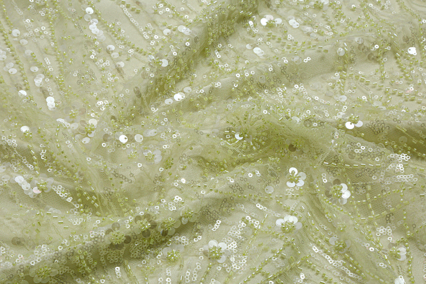 Tulle perlé