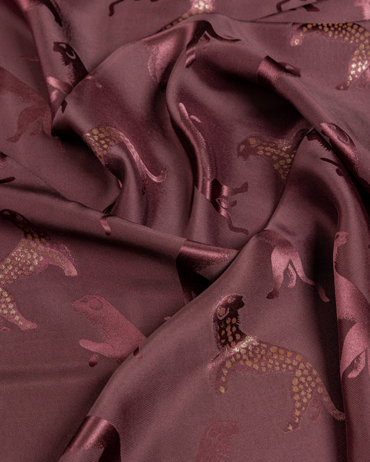 Silk Lurex Fabric - Pure Silk, Twill