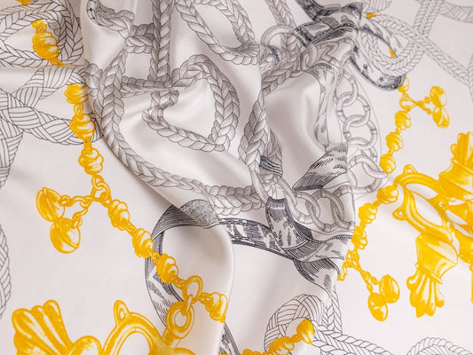 Pure Silk Twill Printed - Sharqiya - الشرقية