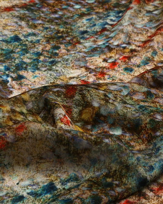 Silk Chiffon Fabric - Pure Silk - Sharqiya - الشرقية