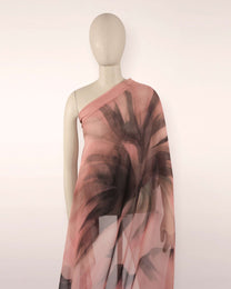 Silk Chiffon Floral Fabric
