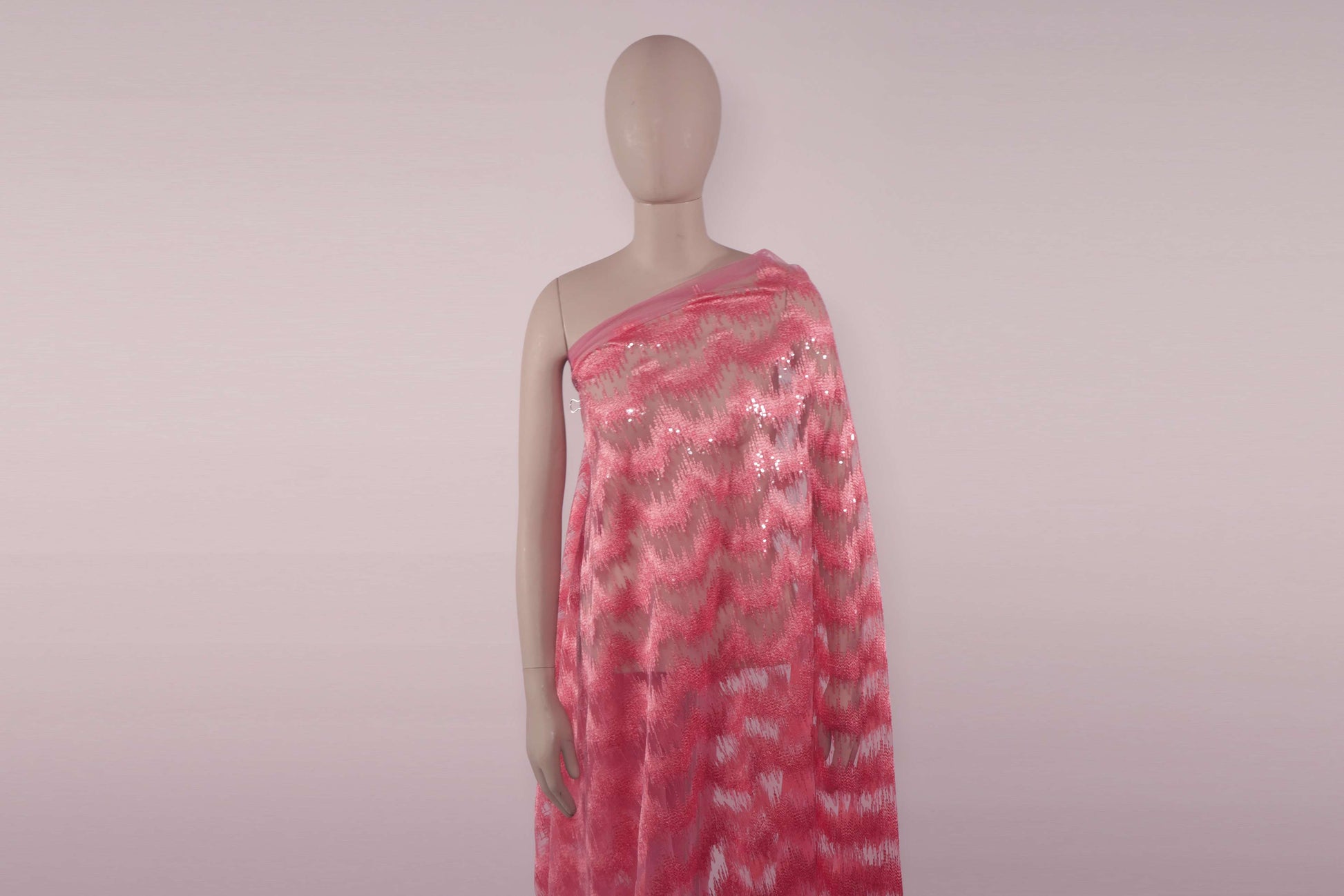Tulle Embroidery With Sequence