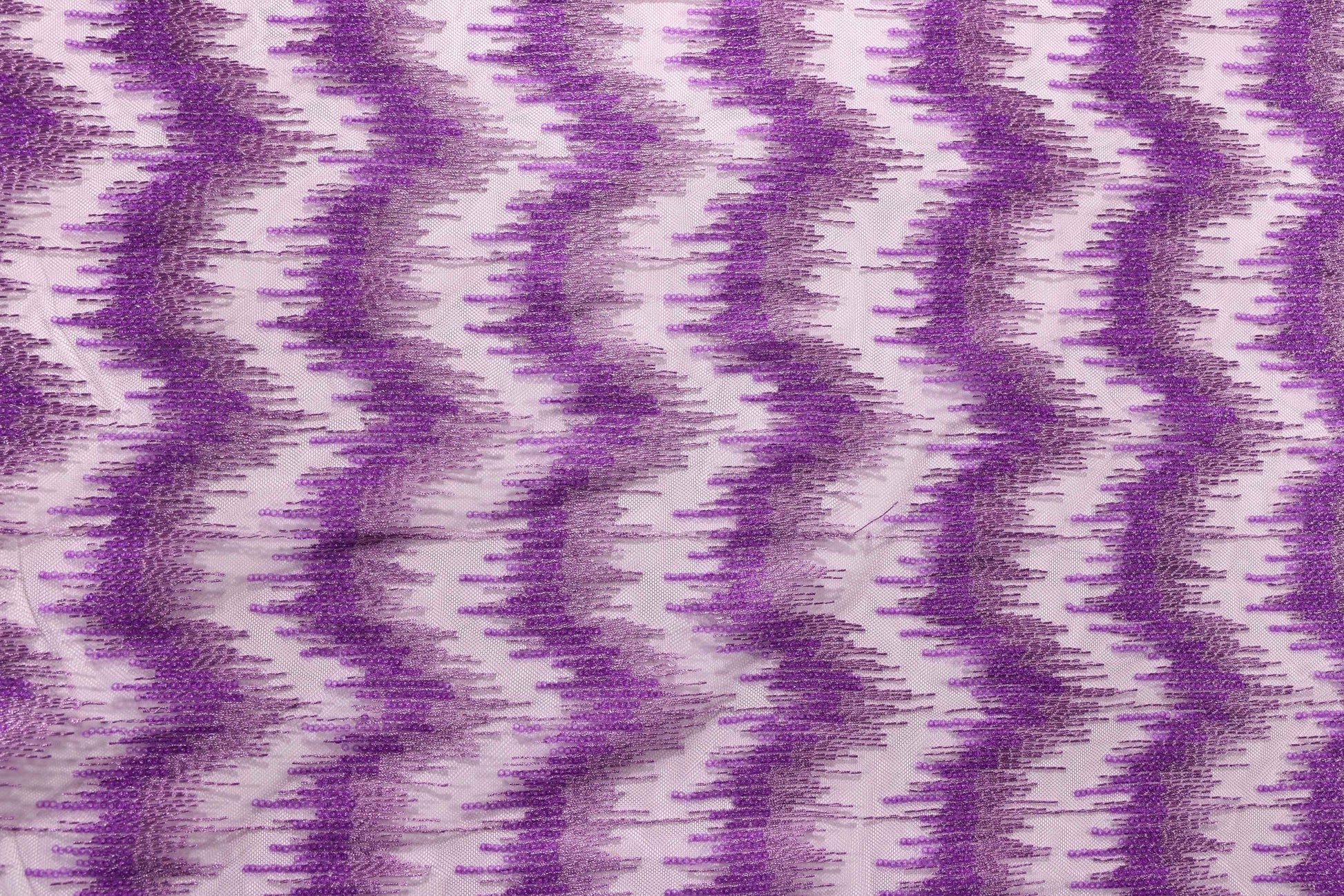 Tulle Embroidery With Sequence