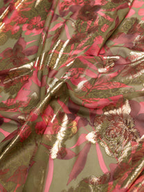 Chiffon Pure Silk Lurex