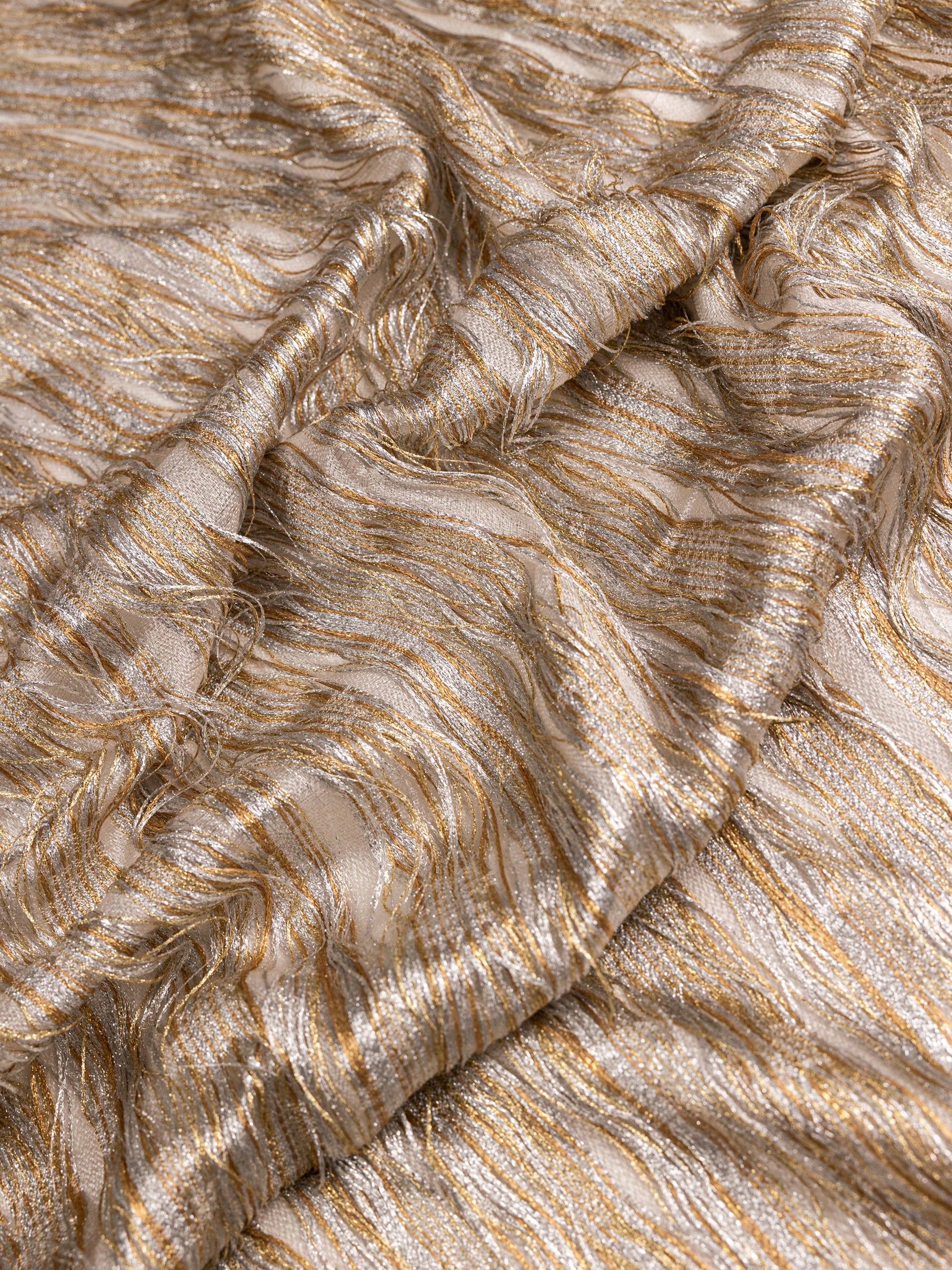Tweed Channel With Gold Lurex Matte