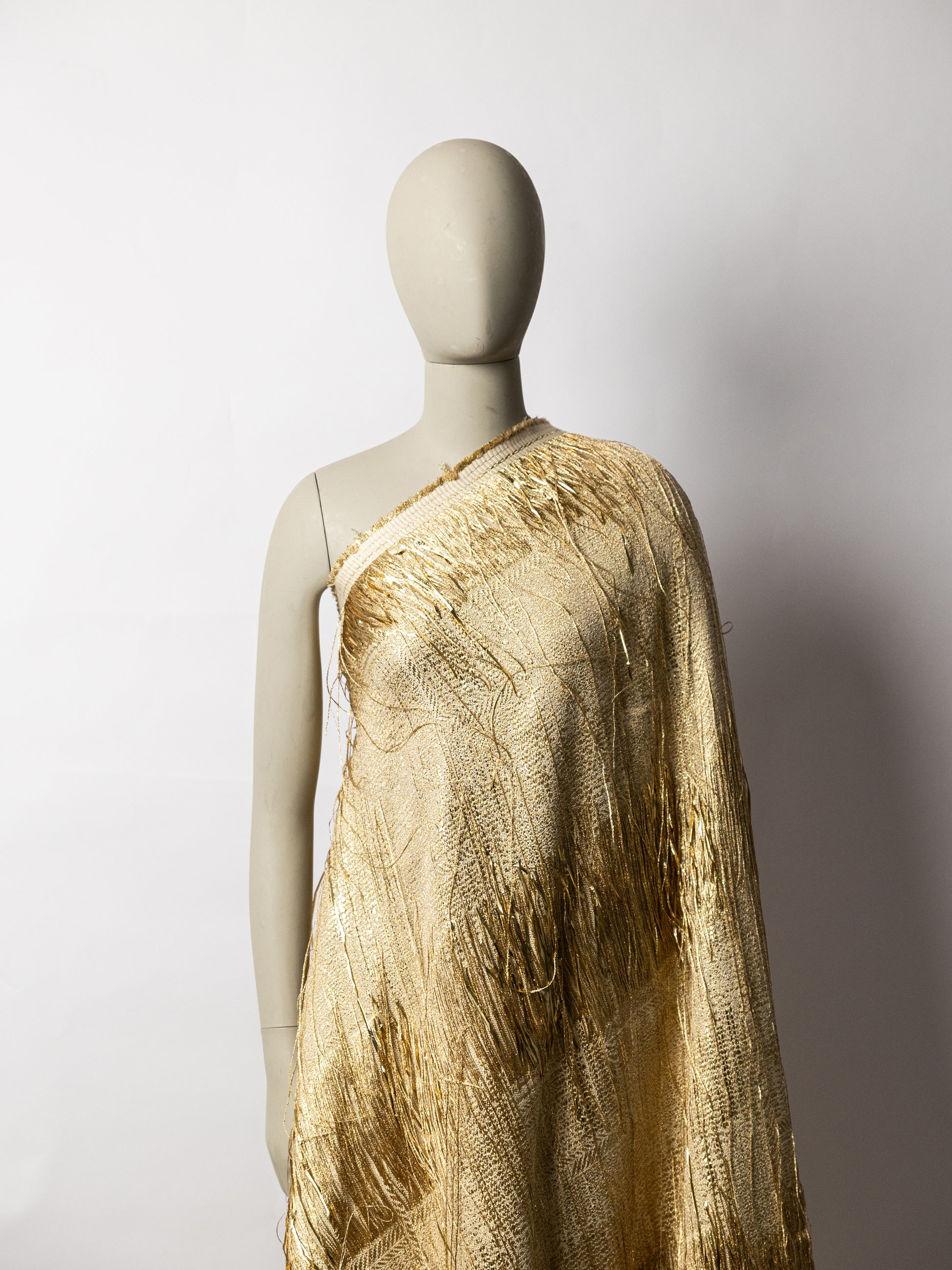 Tweed Channel With Gold Lurex Matte