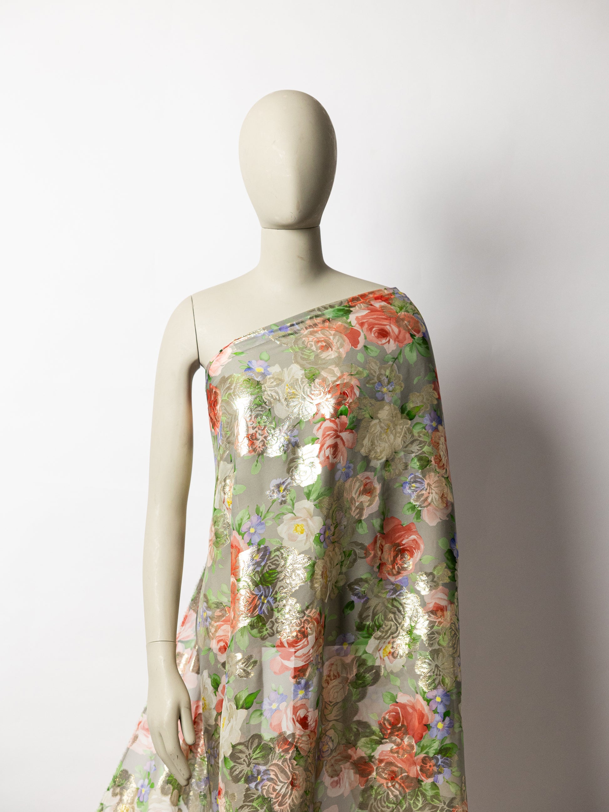 Chiffon Pure Silk Lurex