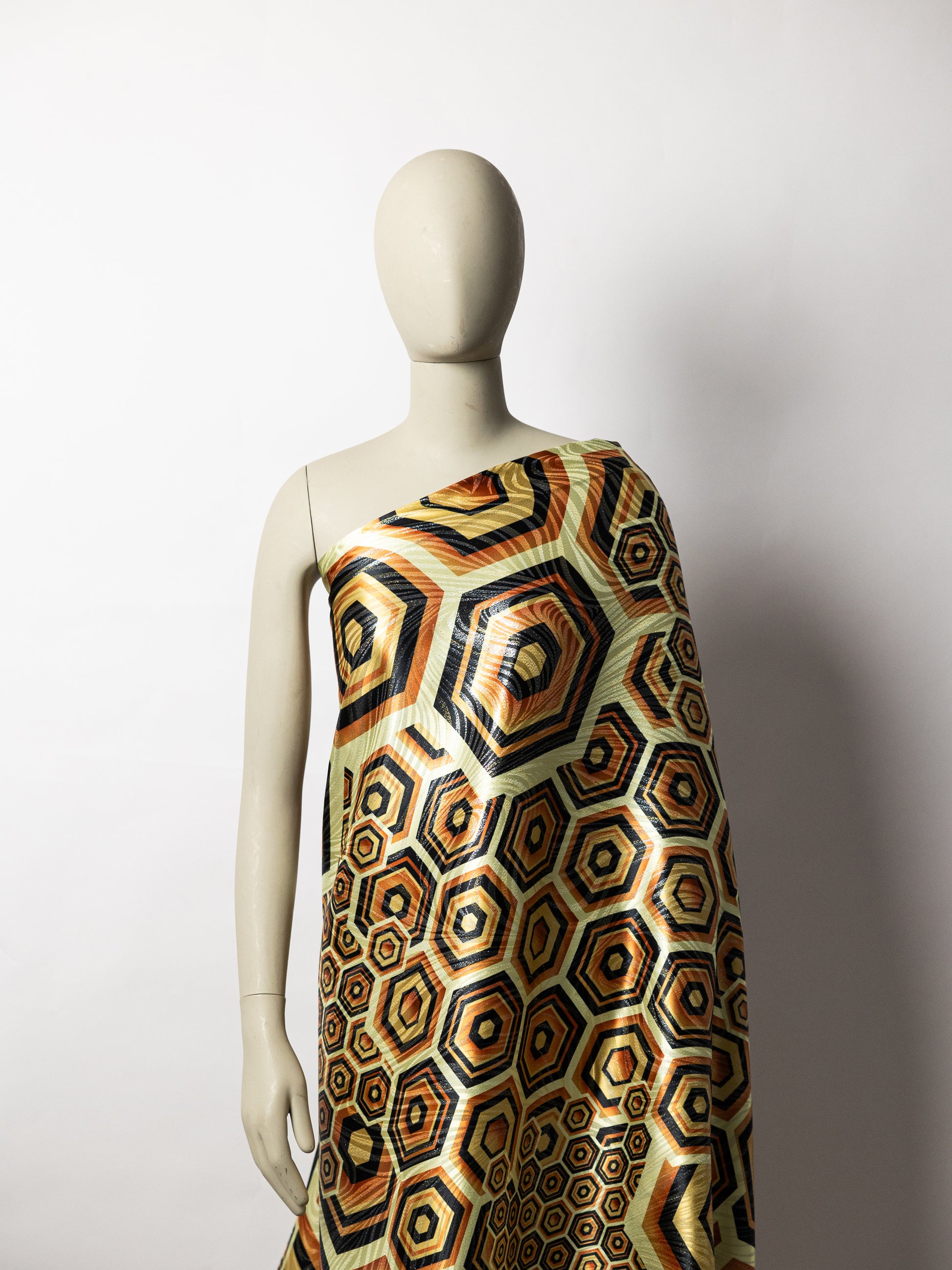 Pure Silk With Jacquard Lurex