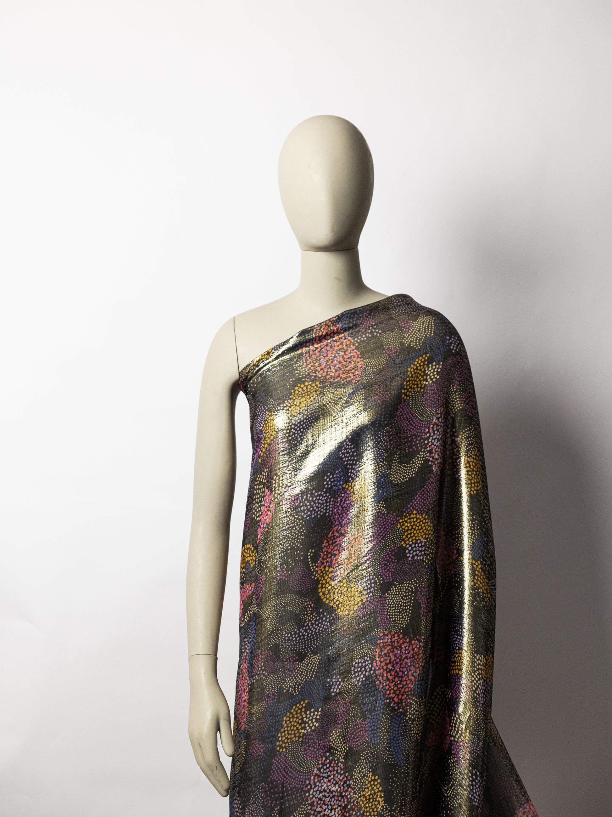 Chiffon Pure Silk With Jacquard Lurex