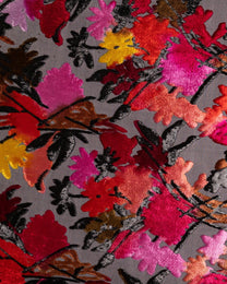 Silk Chiffon Floral Fabric