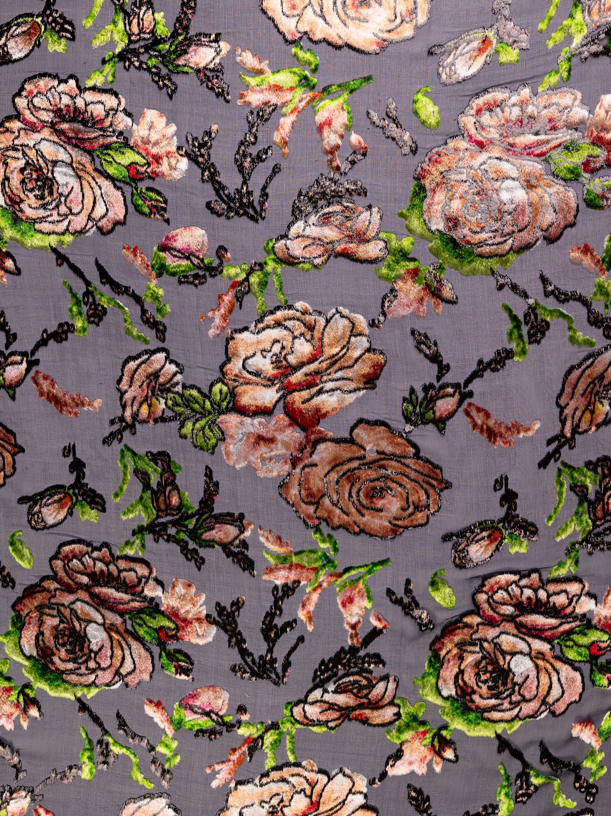 Chiffon Velvet Pure Silk