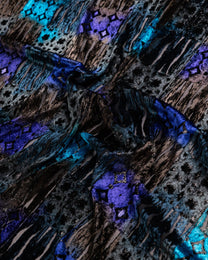 Silk Chiffon Floral Fabric