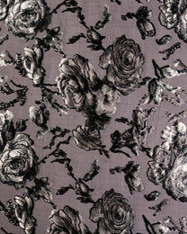 Silk Lurex Floral Fabric