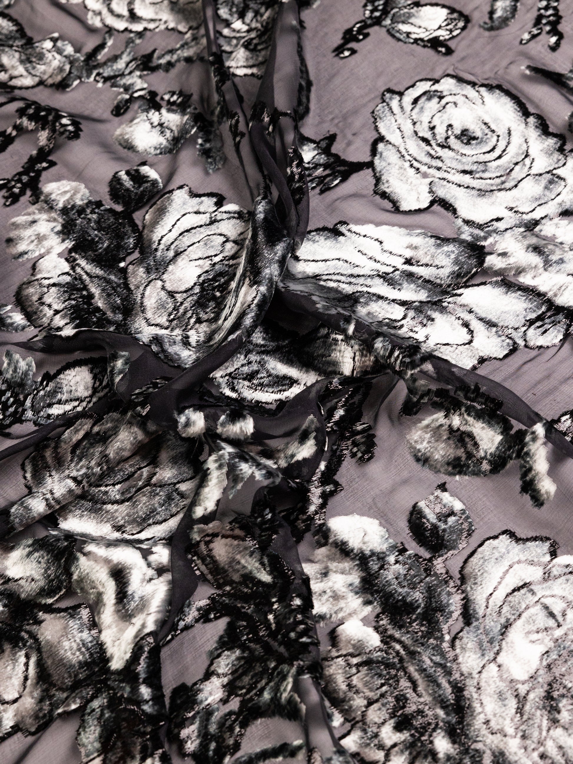 Chiffon Velvet Pure Silk