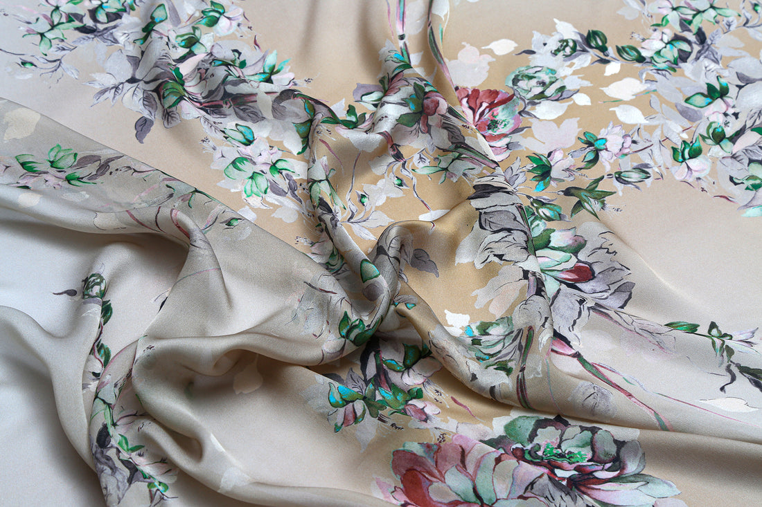 Satin Pure Silk Printed