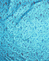 Silk Jacquard Floral Fabric