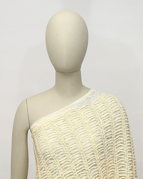 Stretch Viscose Striped Fabric