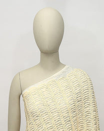 Stretch Viscose Striped Fabric