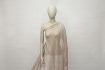Mousseline plissée avec lurex