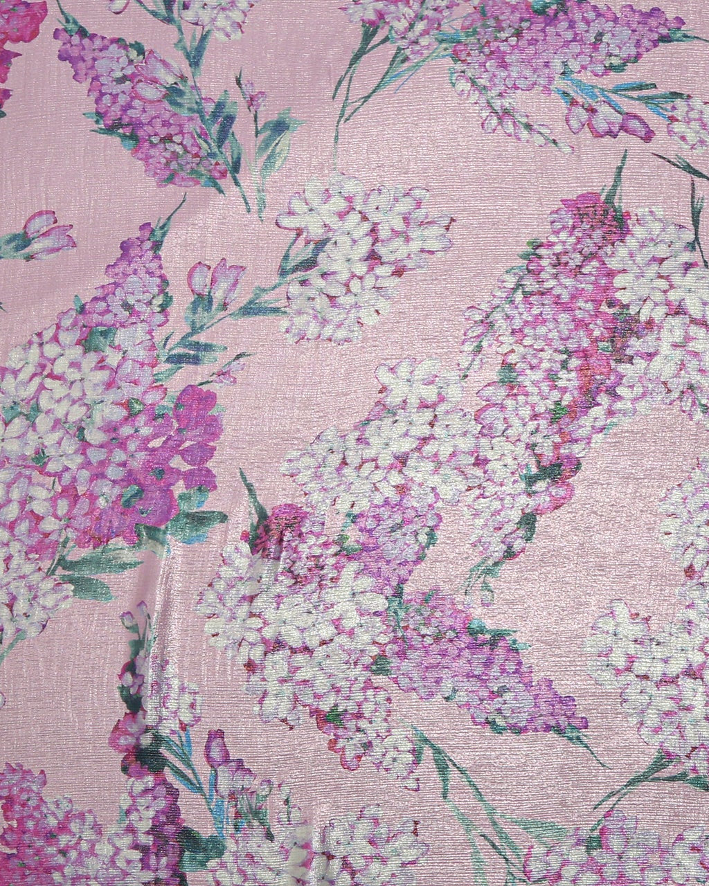 Jacob Sheilefer Silk Lurex Floral Fabric