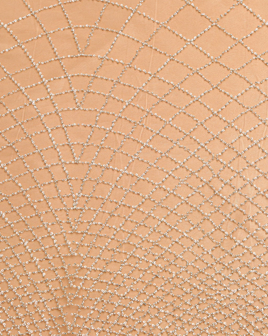 Taiwan Silk Tulle Beaded Fabric