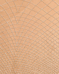 Taiwan Silk Tulle Beaded Fabric