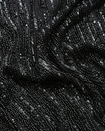 Tulle Tulle Striped Fabric