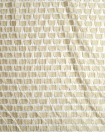 Poly Jacquard Lurex Geometric Fabric