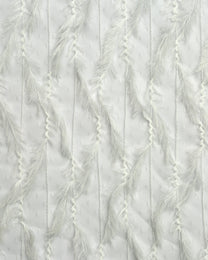 Poly Tulle Polyester Embroidered Fabric