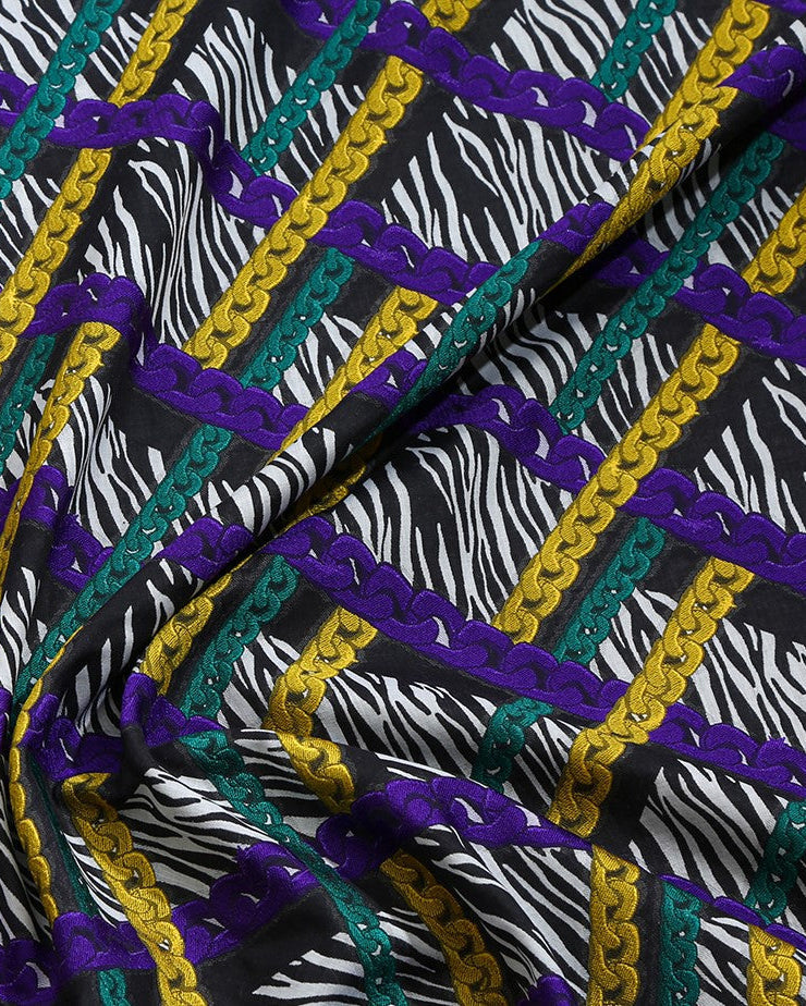 Silk Cotton Printed Fabric