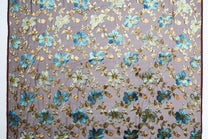 Mousseline de soie naturelle en velours
