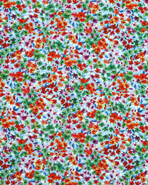 Viscose Linen Viscose Floral Fabric