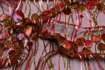 Mousseline de soie naturelle en velours