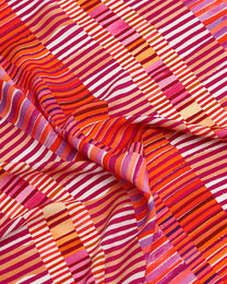 Linen Viscose Floral Fabric