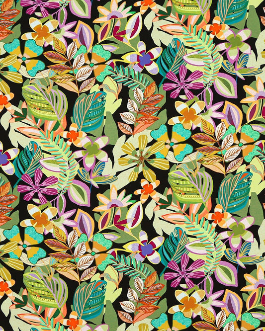 Viscose Floral Fabric