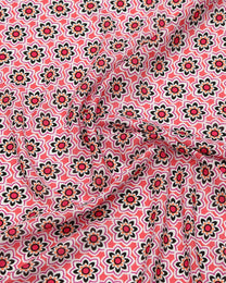 Viscose Cotton Viscose Floral Fabric