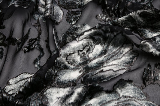 Chiffon Velvet Silk