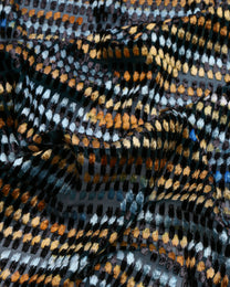 Silk Chiffon Floral Fabric