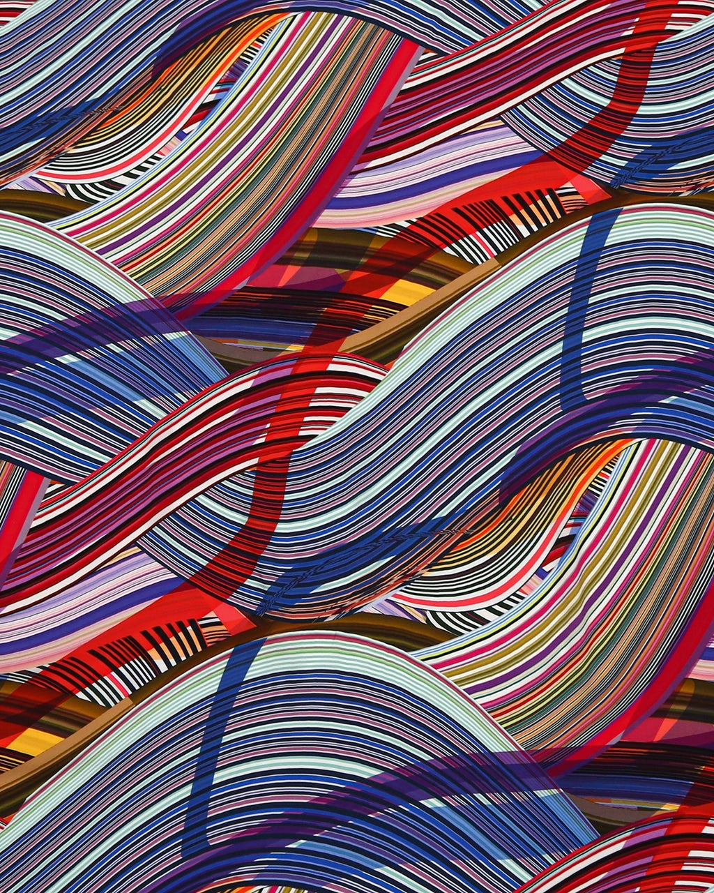 Cotton Viscose Floral Fabric