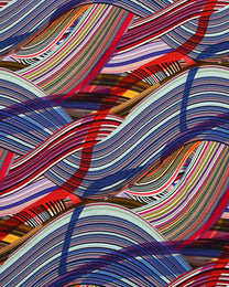 Cotton Viscose Floral Fabric