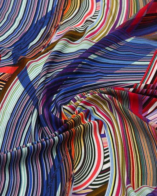 Cotton Viscose Floral Fabric