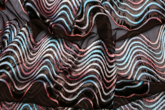 Chiffon Velvet Silk