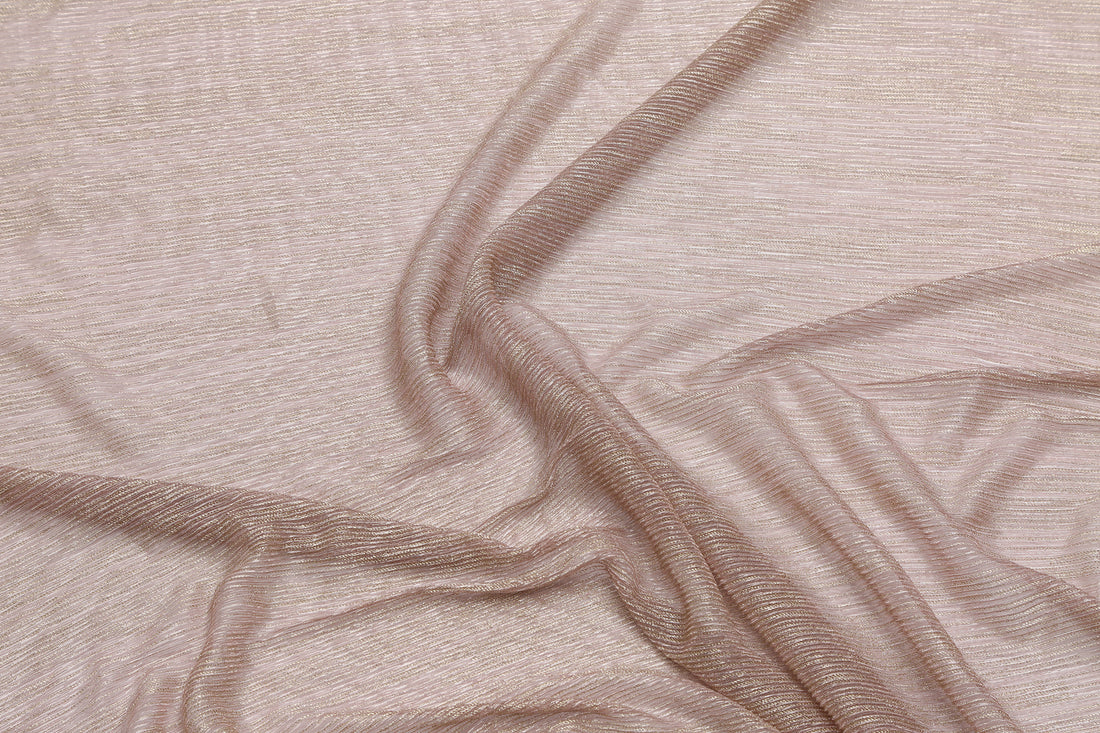 Chiffon Plisse Lurex
