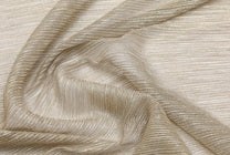 Tissu viscose rayé plissé extensible